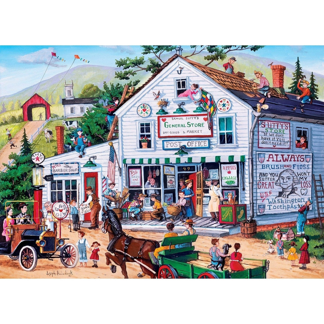 MasterPieces 1000 Piece Jigsaw Puzzle General Store Samuel Sutty 19.25x26.75 Image 2