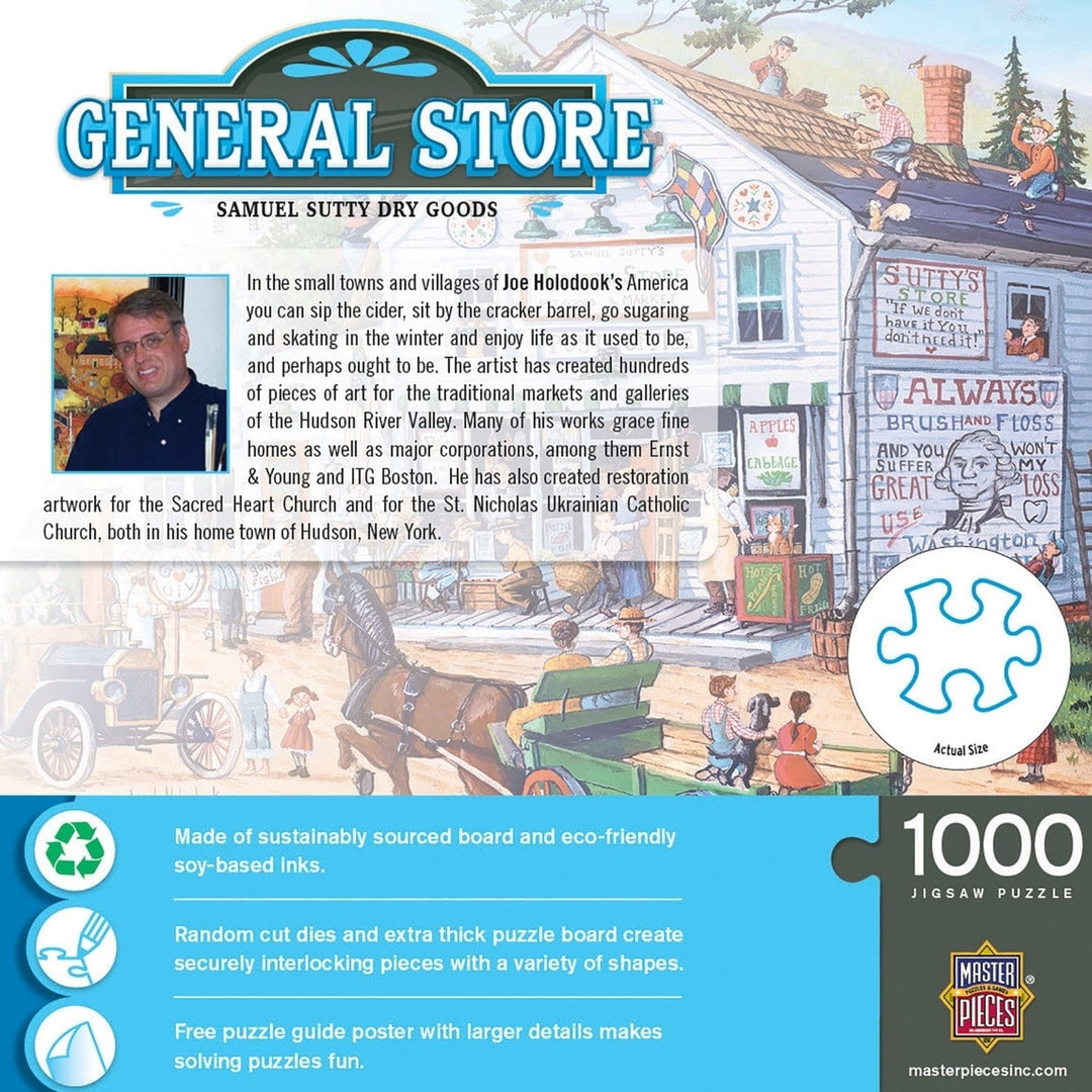 MasterPieces 1000 Piece Jigsaw Puzzle General Store Samuel Sutty 19.25x26.75 Image 3