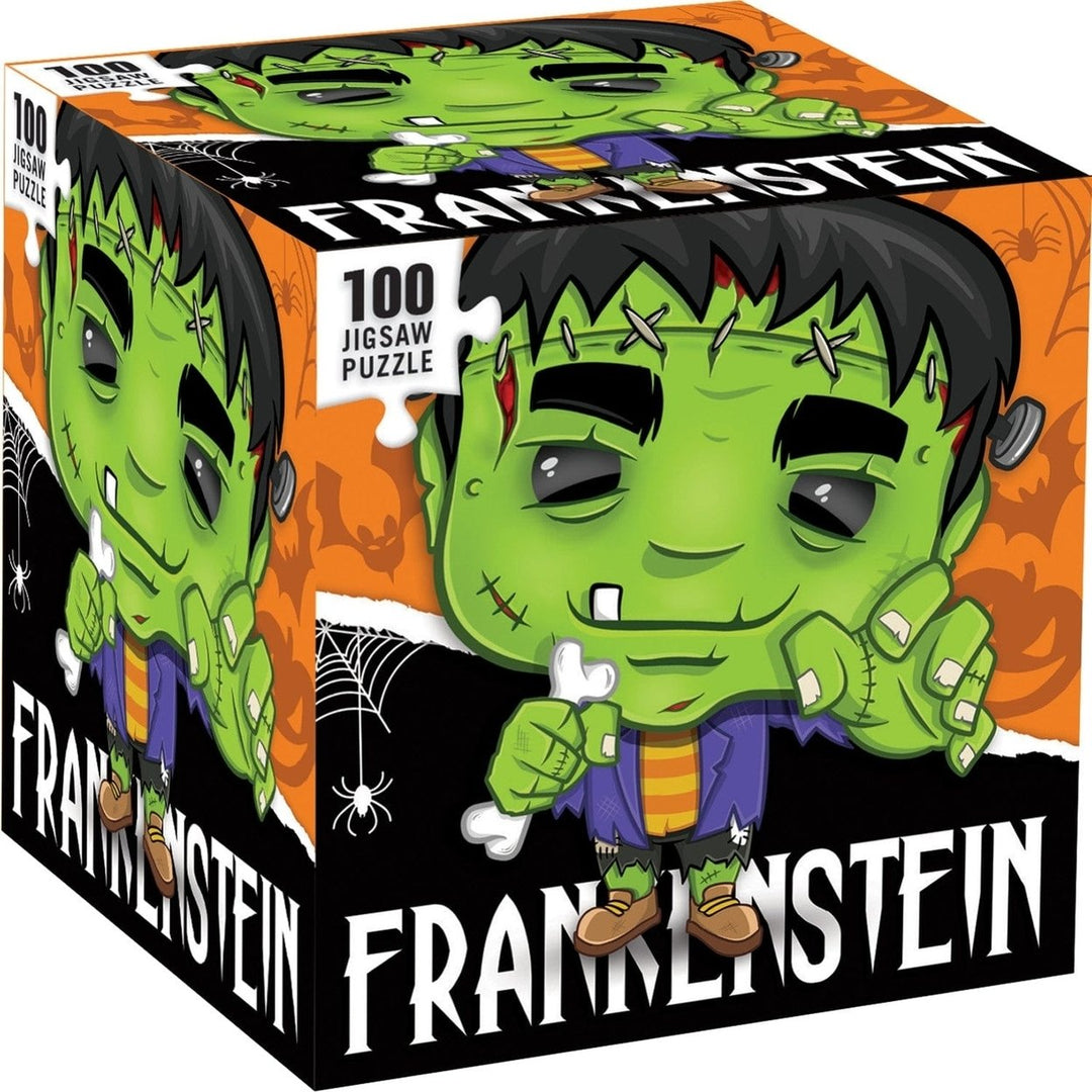 Frankenstein 100 Piece Chibi Jigsaw Puzzle Eco-Friendly Recycled Material Image 1