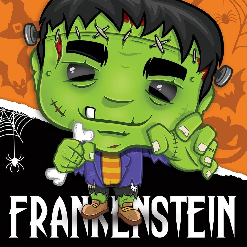 Frankenstein 100 Piece Chibi Jigsaw Puzzle Eco-Friendly Recycled Material Image 2