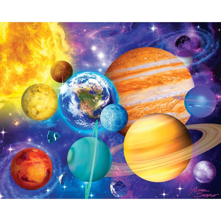 MasterPieces Glow in the Dark Jigsaw Puzzles 100 Piece 4 Pack Kids V2 Image 4