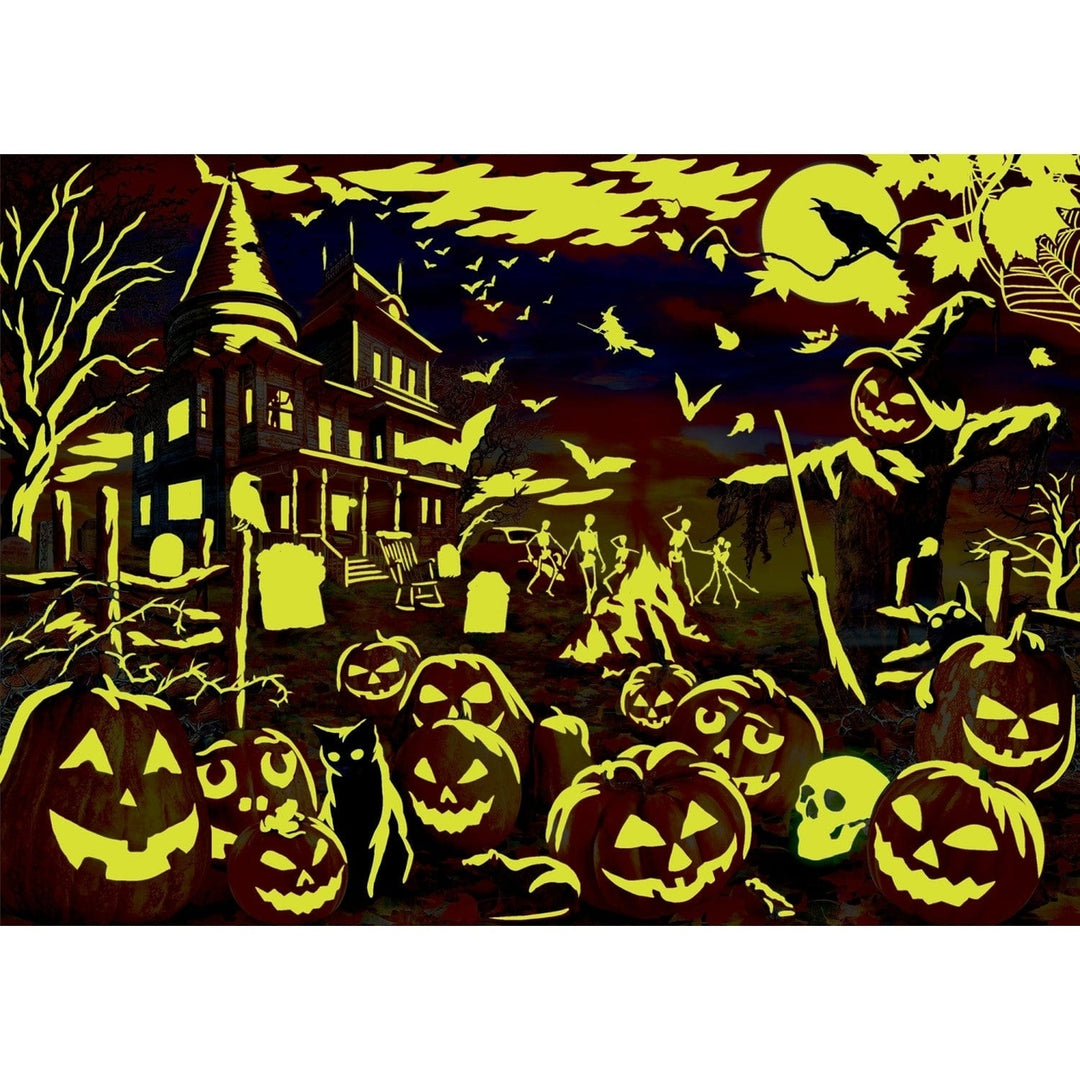 MasterPieces Glow in the Dark Halloween 500 Piece Jigsaw Puzzle 15x21 Recycled Image 4