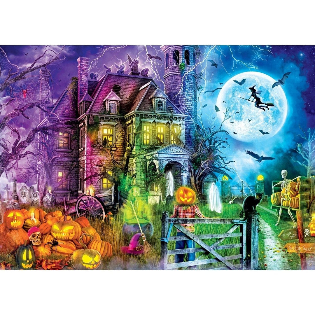 MasterPieces Glow in the Dark Halloween Terrors 500 Piece Jigsaw Puzzle Image 2