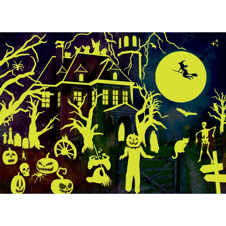 MasterPieces Glow in the Dark Halloween Terrors 500 Piece Jigsaw Puzzle Image 4