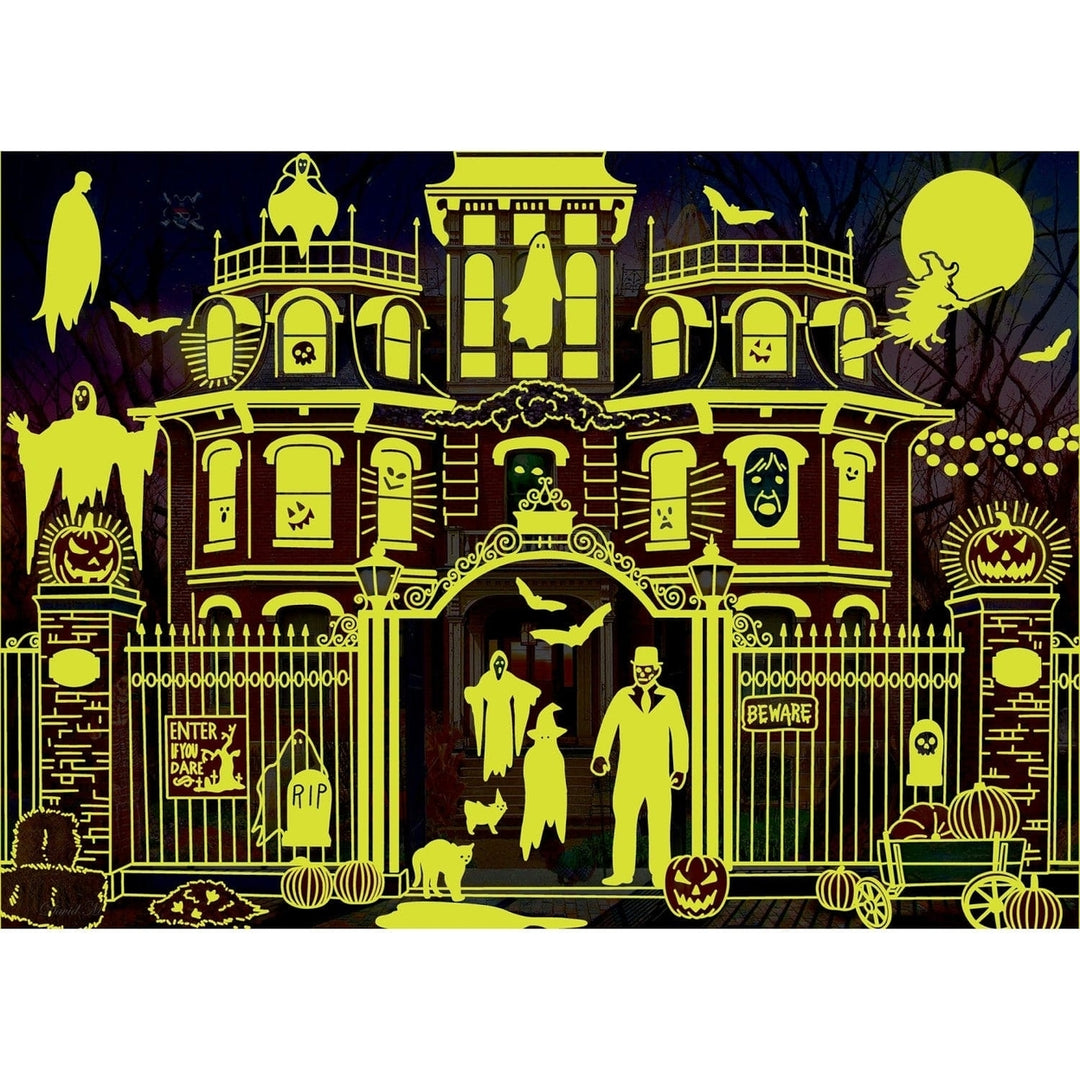 MasterPieces Glow in the Dark Haunted House 1000 Piece Jigsaw Puzzle Image 4