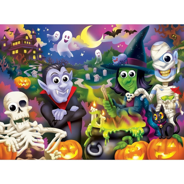 Googly Eyes Freaky Friends 48 Piece Jigsaw Puzzle 19x14 Inches Ages 4+ Image 2