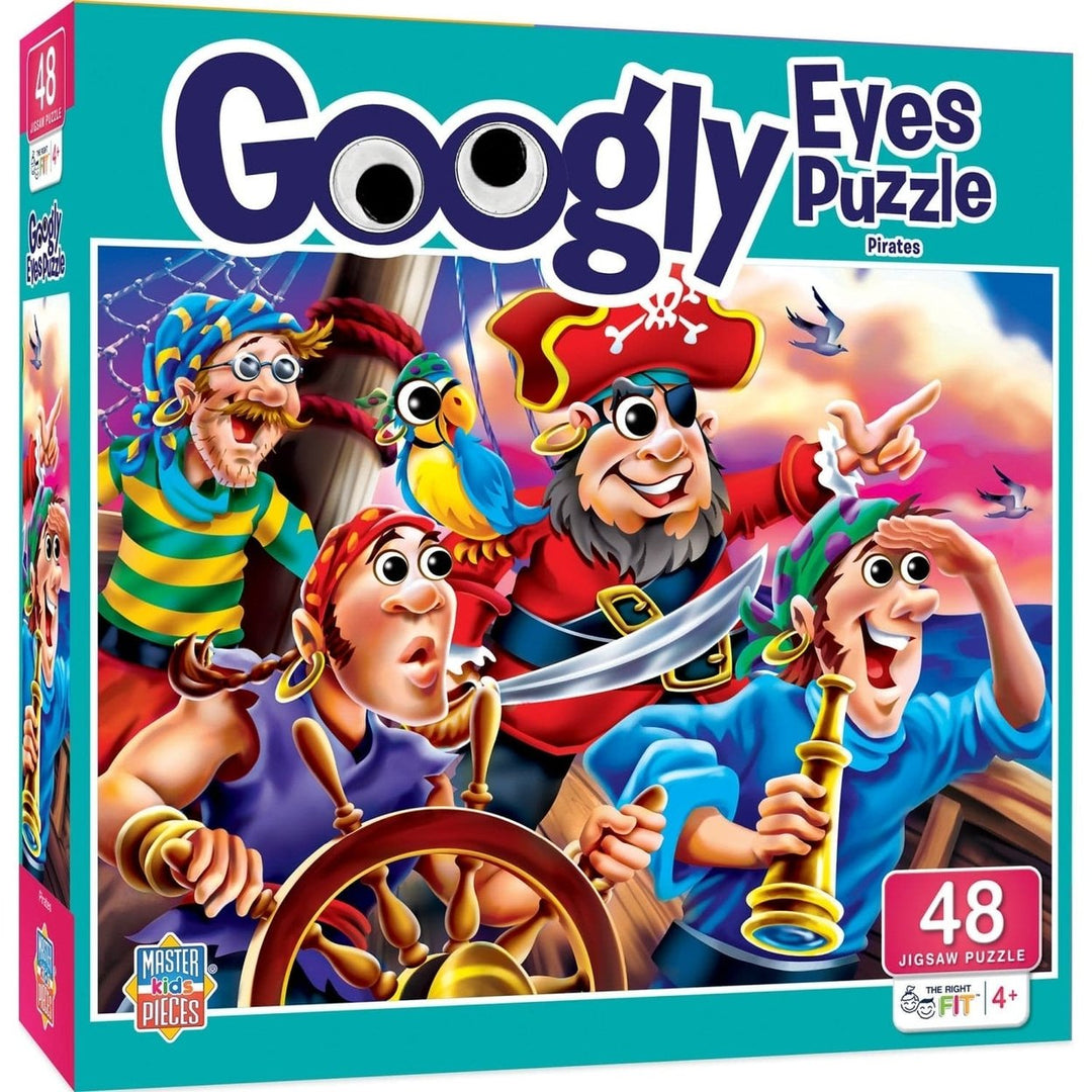 Googly Eyes - Pirates 48 Piece Jigsaw Puzzle Image 1