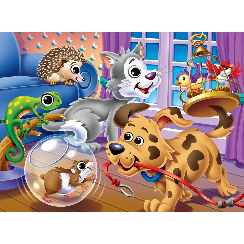 Googly Eyes Pets 48 Piece Jigsaw Puzzle 19x14 inches for Ages 4+ Family Fun Image 2