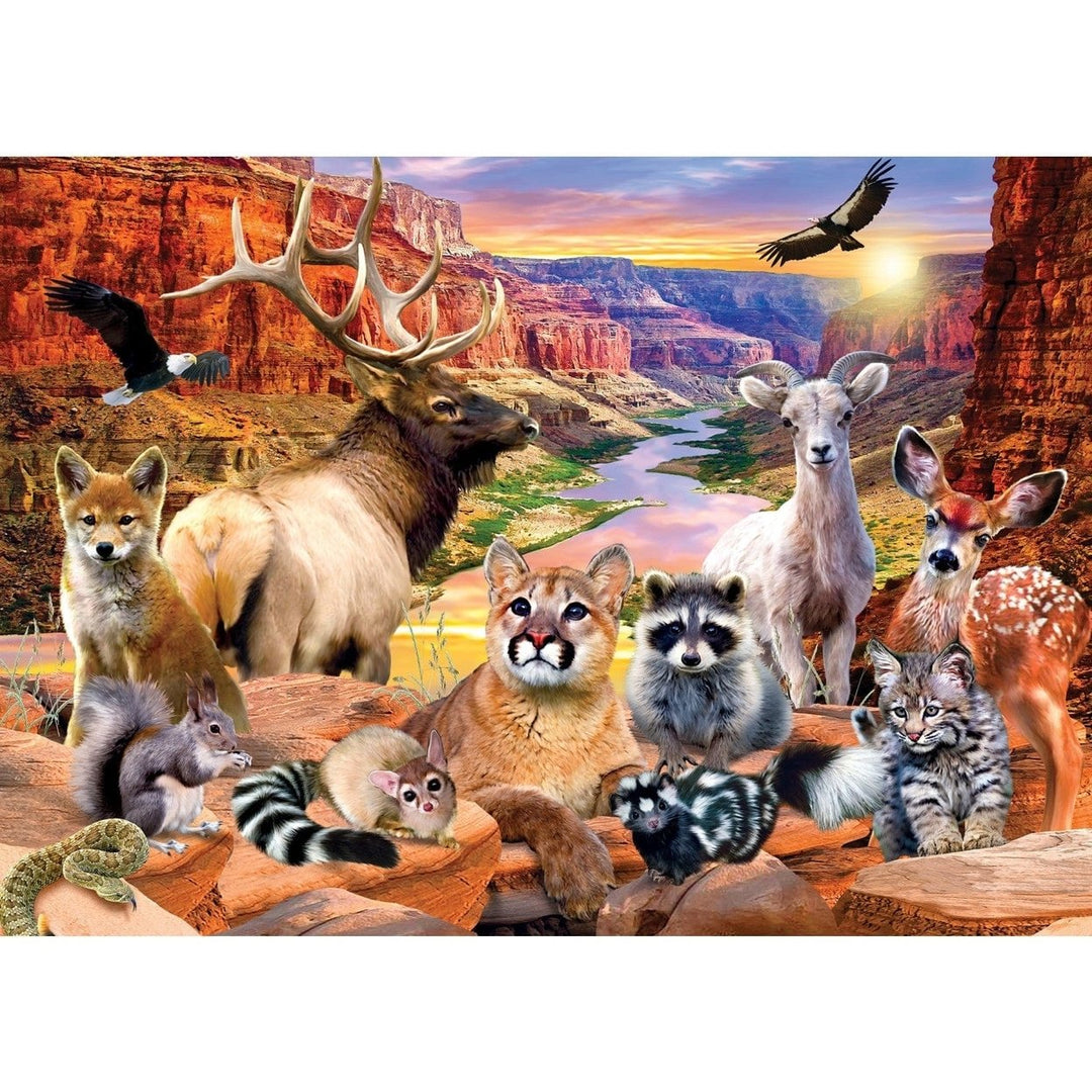 Grand Canyon National Park 500 Piece Jigsaw Puzzle Eco-Friendly Premium Quality Image 2