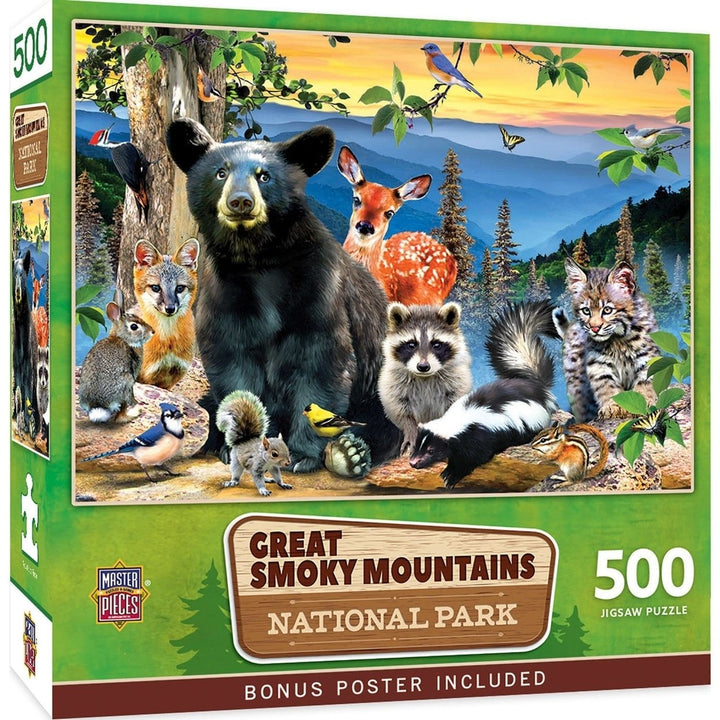 Great Smoky Mountains National Park 500 Piece Jigsaw Puzzle Eco-Friendly Material Image 1