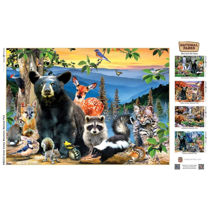 Great Smoky Mountains National Park 500 Piece Jigsaw Puzzle Eco-Friendly Material Image 4