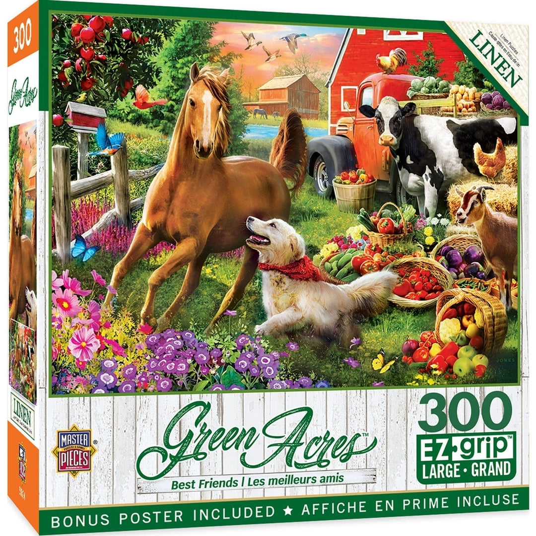 Green Acres - Best Friends 300 Piece EZ Grip Jigsaw Puzzle Image 1