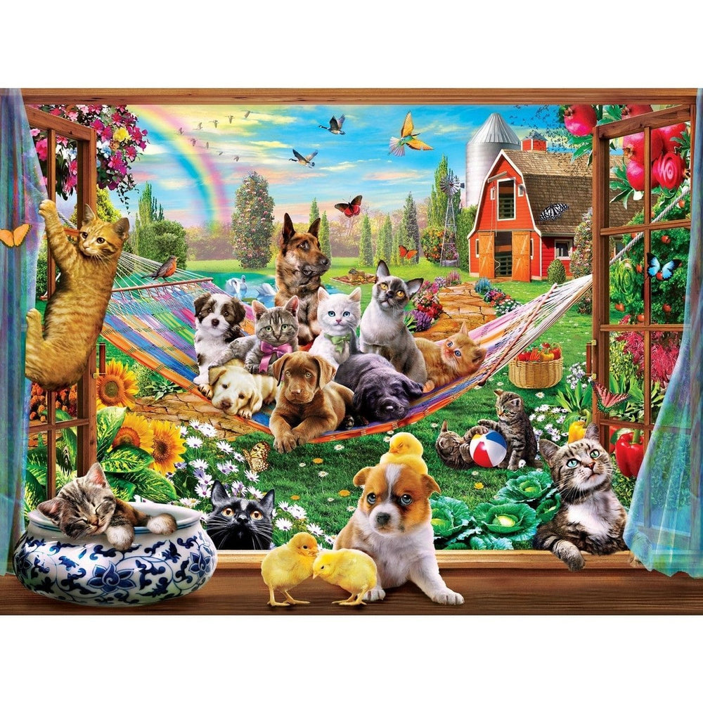 Green Acres Afternoon Siesta 300 Piece EZ Grip Jigsaw Puzzle by MasterPieces Image 2