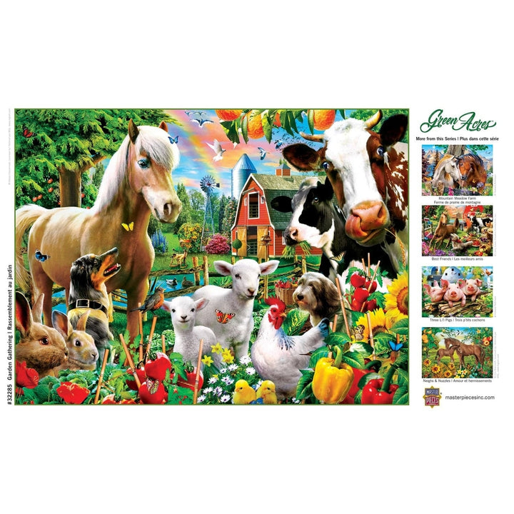 Green Acres - Garden Gathering 300 Piece EZ Grip Jigsaw Puzzle Image 4