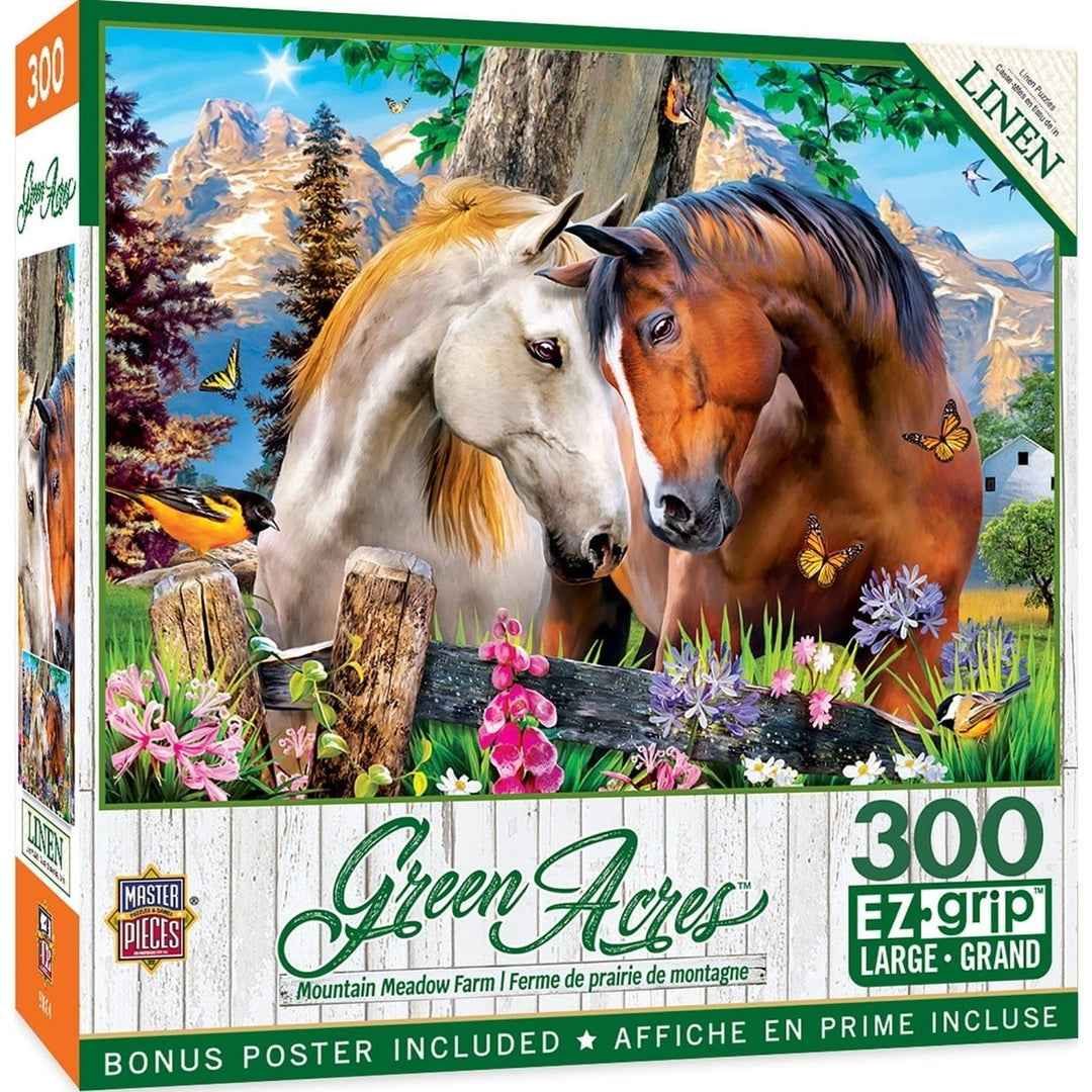 Green Acres - Mountain Meadow Farm 300 Piece EZ Grip Jigsaw Puzzle Image 1