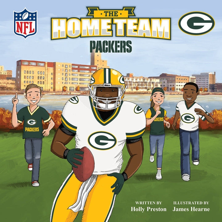 Green Bay Packers Home Team Childrens Book Football Story Illustrated Kids Book Image 1