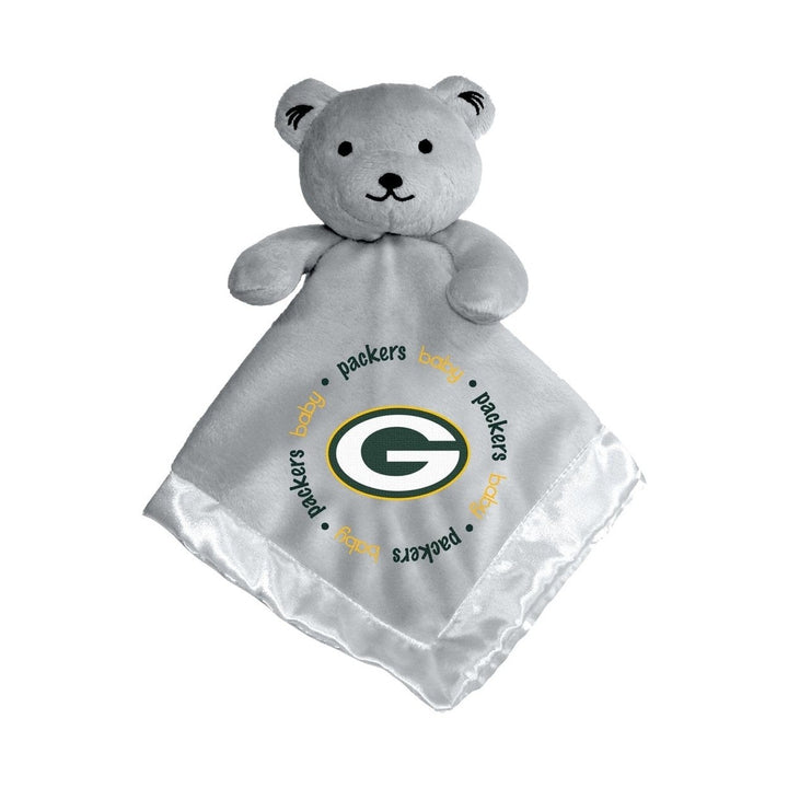 Green Bay Packers Security Bear Gray Soft Plush 14in Baby Fanatics Teddy Bear Image 1