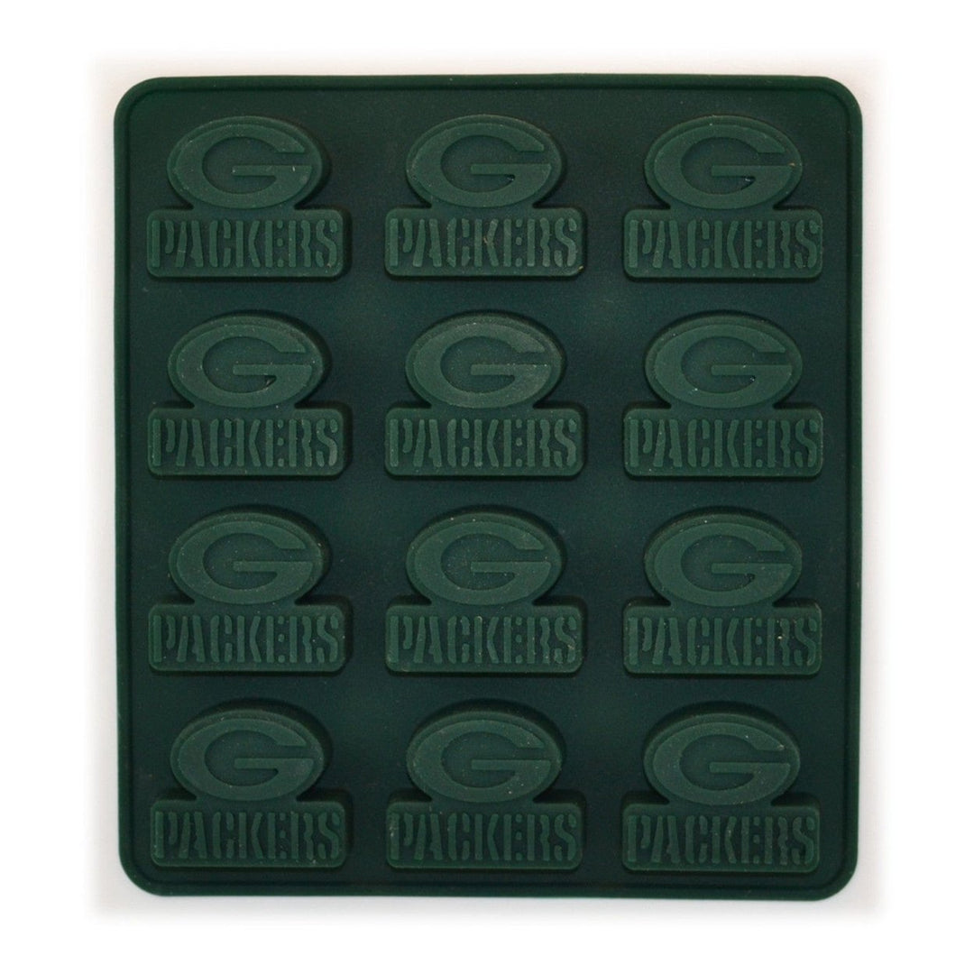 Green Bay Packers Silicone Ice Cube Tray Candy Mold Team Color Food Grade Image 1