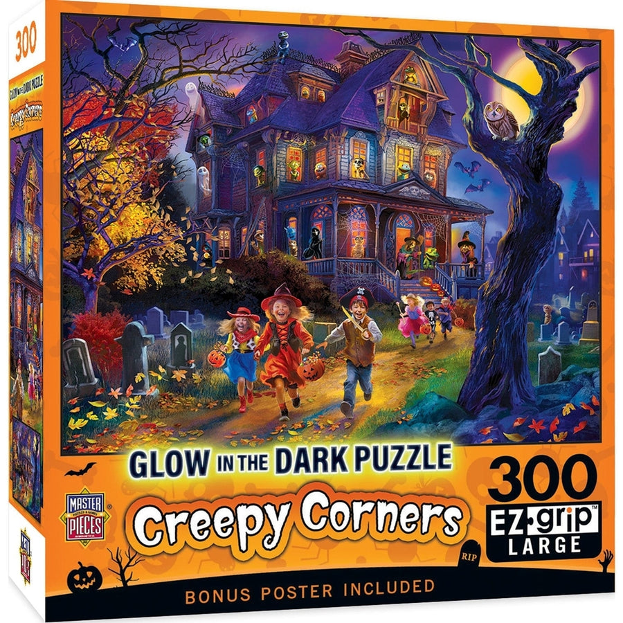 Glow in the Dark - Creepy Corners 300 Piece EZ Grip Jigsaw Puzzle Image 1