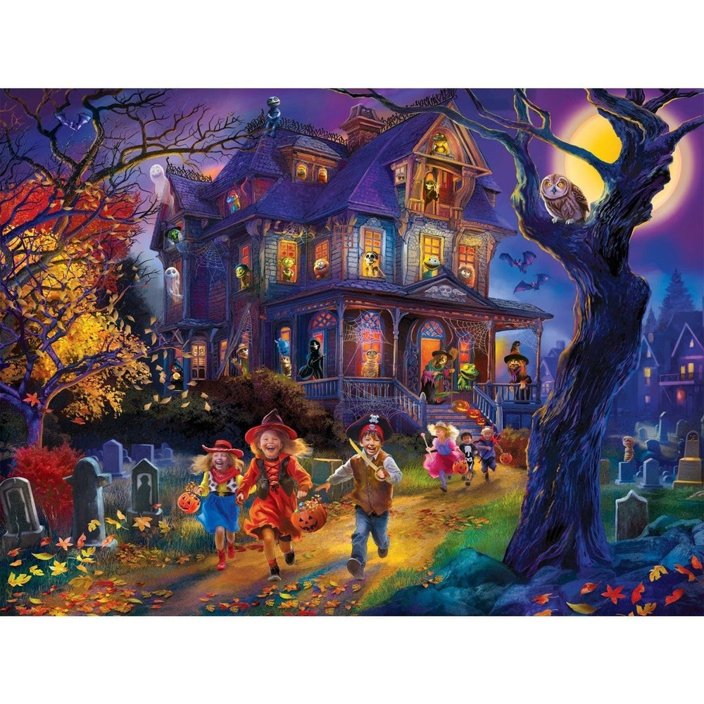 Glow in the Dark - Creepy Corners 300 Piece EZ Grip Jigsaw Puzzle Image 2