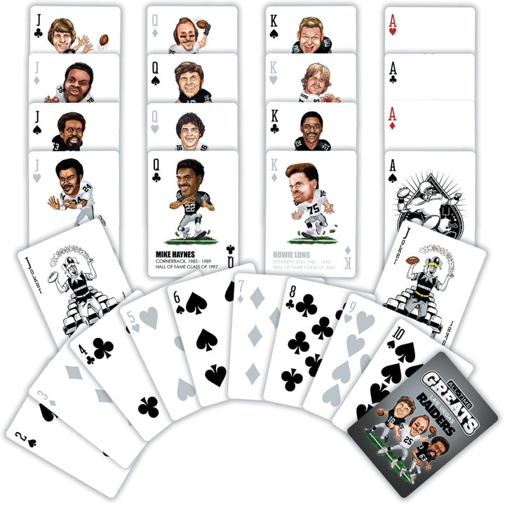 Las Vegas Raiders Playing Cards 54 Card Deck Officially Licensed Team Cards Image 2