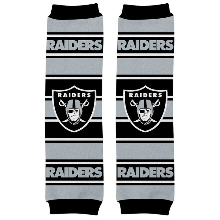 Las Vegas Raiders Baby Leg Warmers Cotton Spandex Unisex Infant Toddler Image 1