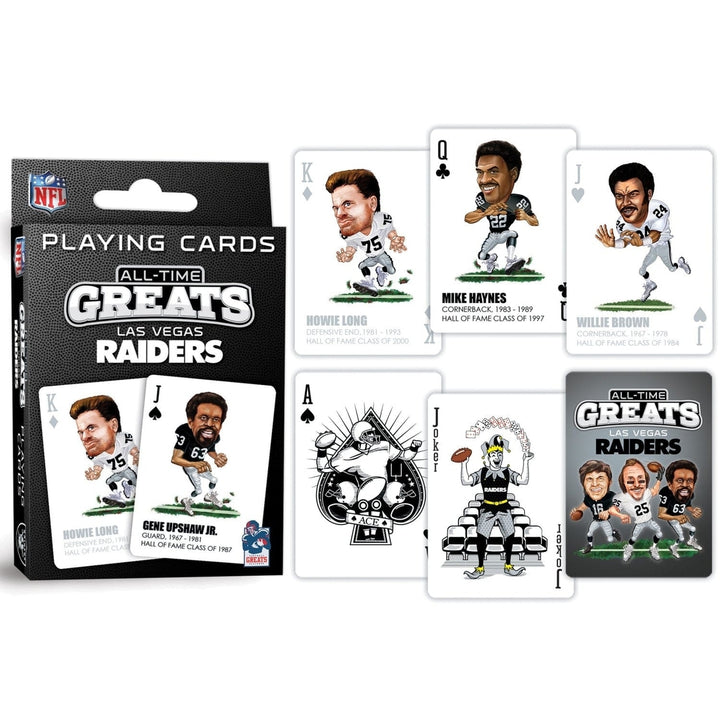 Las Vegas Raiders Playing Cards 54 Card Deck Officially Licensed Team Cards Image 3