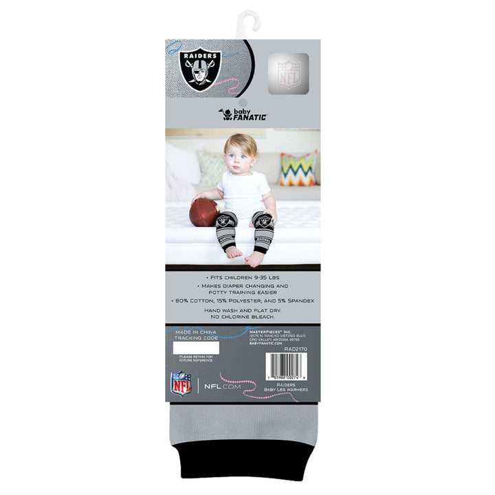 Las Vegas Raiders Baby Leg Warmers Cotton Spandex Unisex Infant Toddler Image 3