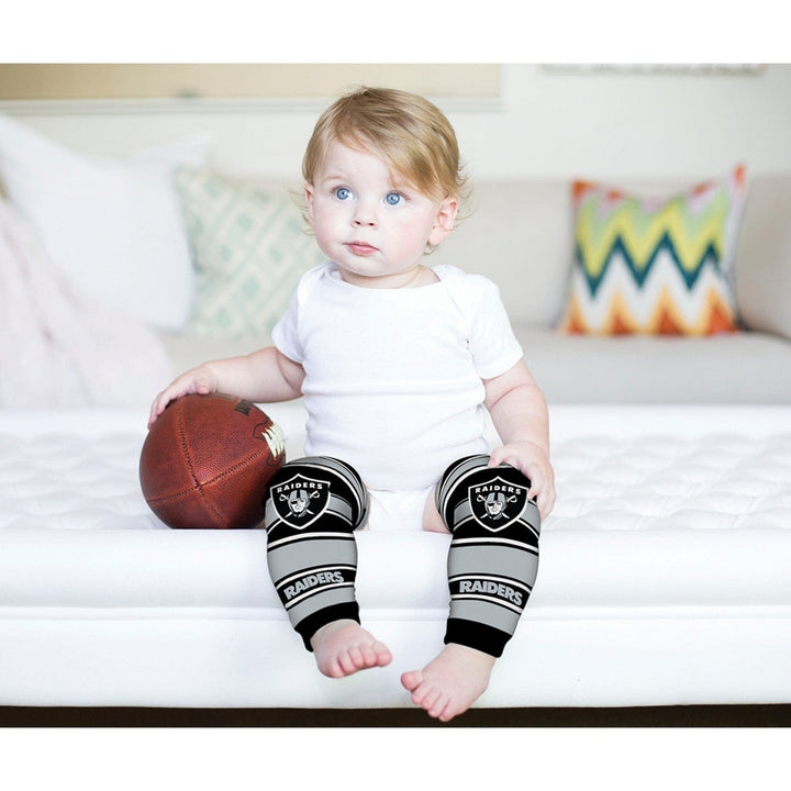 Las Vegas Raiders Baby Leg Warmers Cotton Spandex Unisex Infant Toddler Image 4