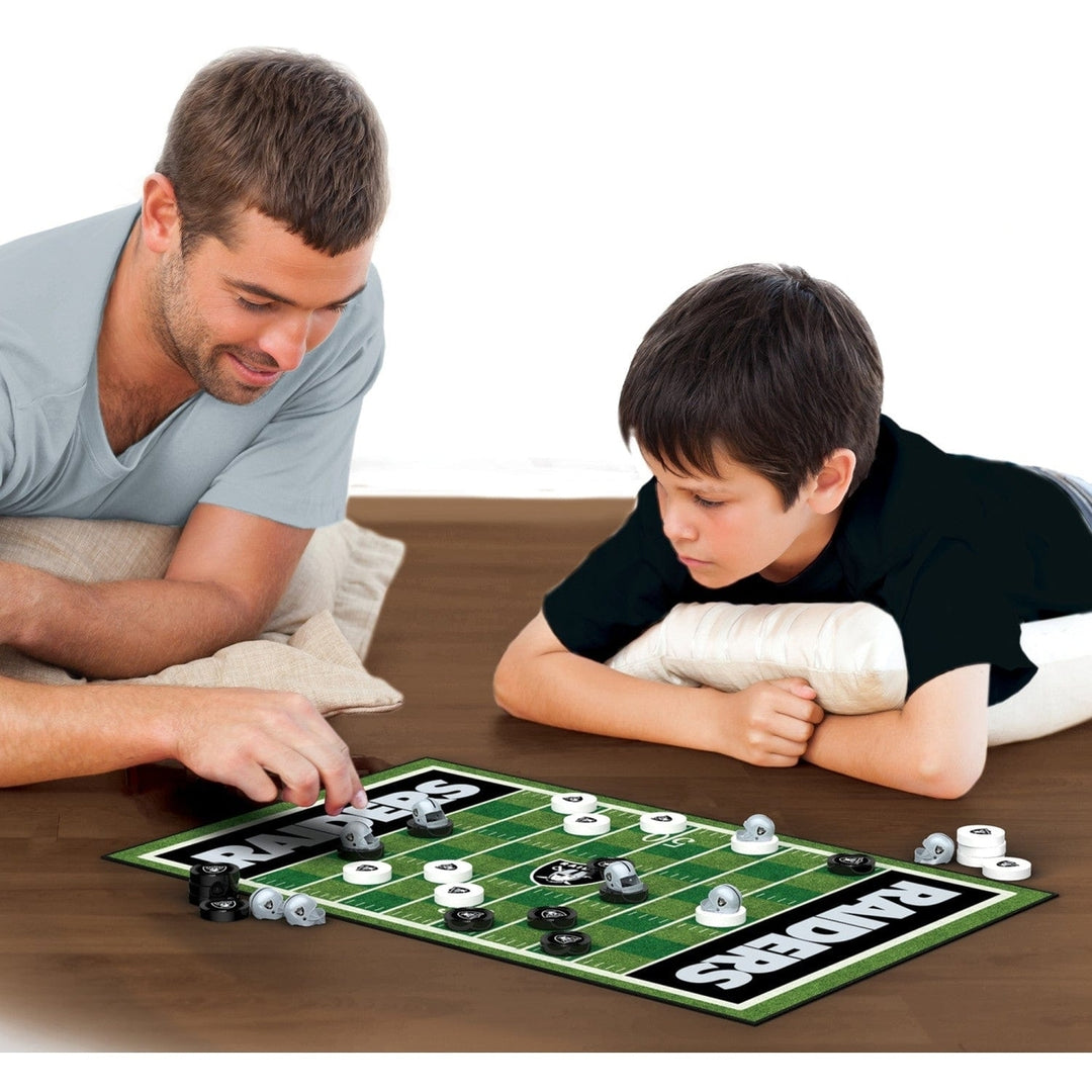 Las Vegas Raiders Checkers Board Game NFL Officially Licensed Fun for All Ages Image 4