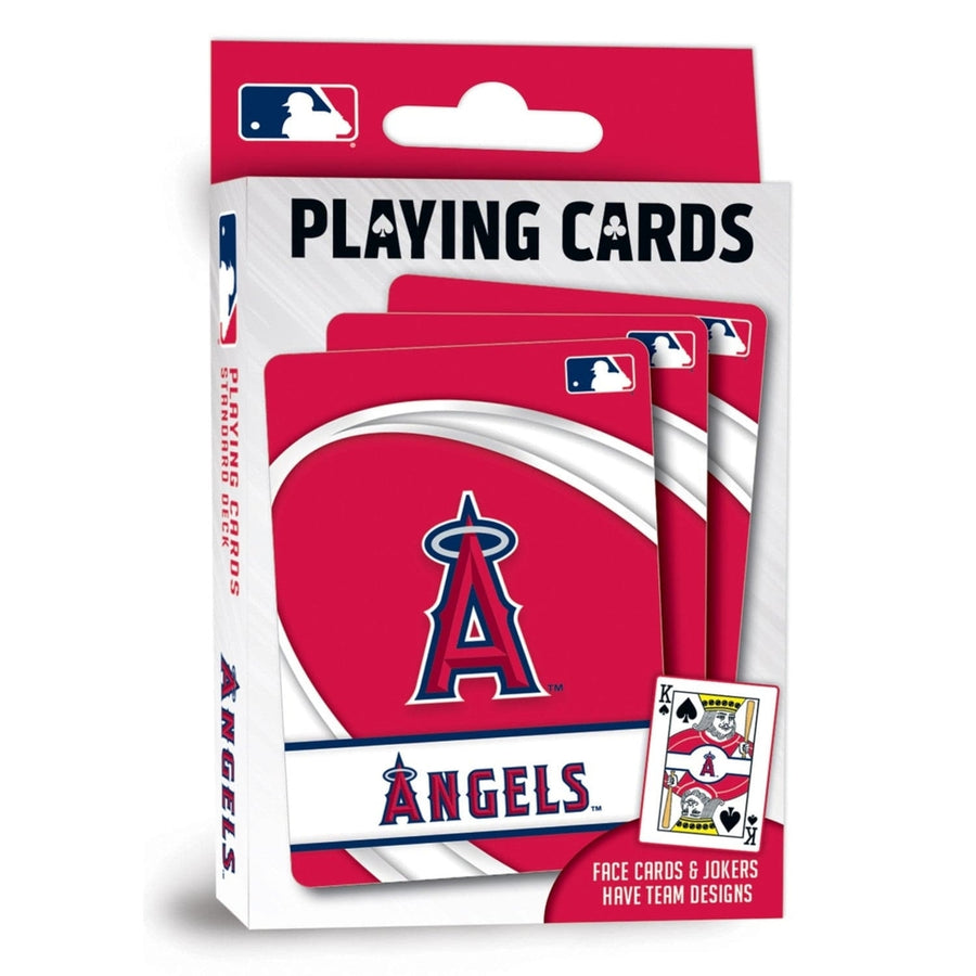 Los Angeles Angels Playing Cards 54 Card Deck Officially Licensed MLB Deck Image 1