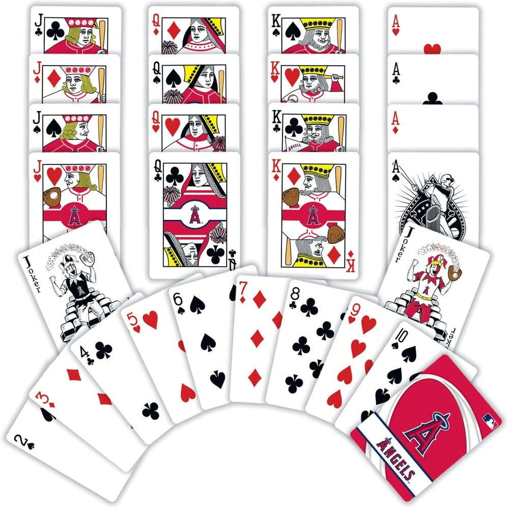 Los Angeles Angels Playing Cards 54 Card Deck Officially Licensed MLB Deck Image 2