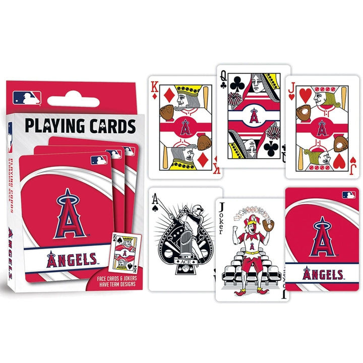 Los Angeles Angels Playing Cards 54 Card Deck Officially Licensed MLB Deck Image 3