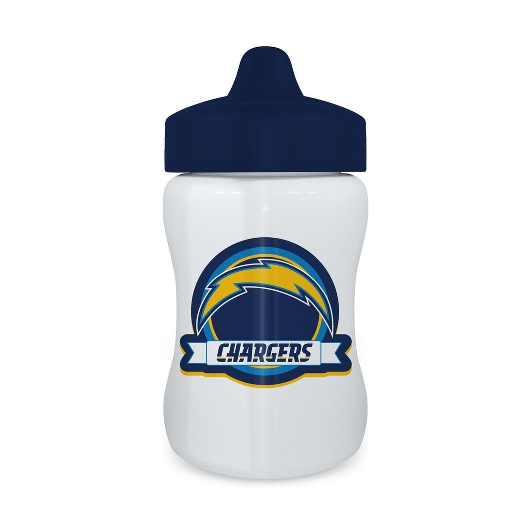 Los Angeles Chargers Sippy Cup BPA Free 9oz Ergonomic Toddler Cup Official NFL Image 1