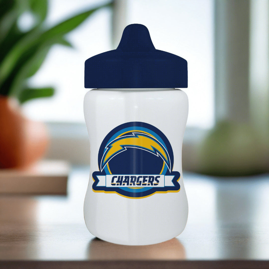 Los Angeles Chargers Sippy Cup BPA Free 9oz Ergonomic Toddler Cup Official NFL Image 3