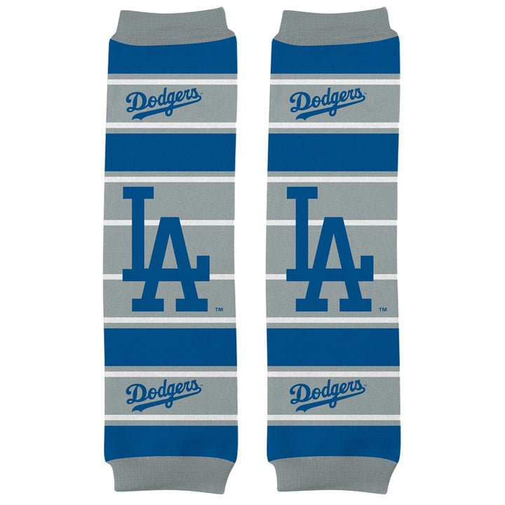 Los Angeles Dodgers Baby Leg Warmers Unisex Cotton Blend Stretchy 9-35 lbs Image 1