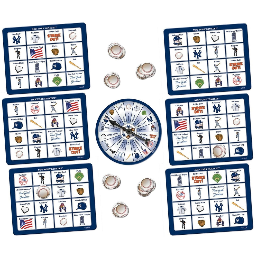 Los Angeles Dodgers Bingo Game MLB Family Fun Ages 3 and Up 6 Boards 84 Tokens Image 2