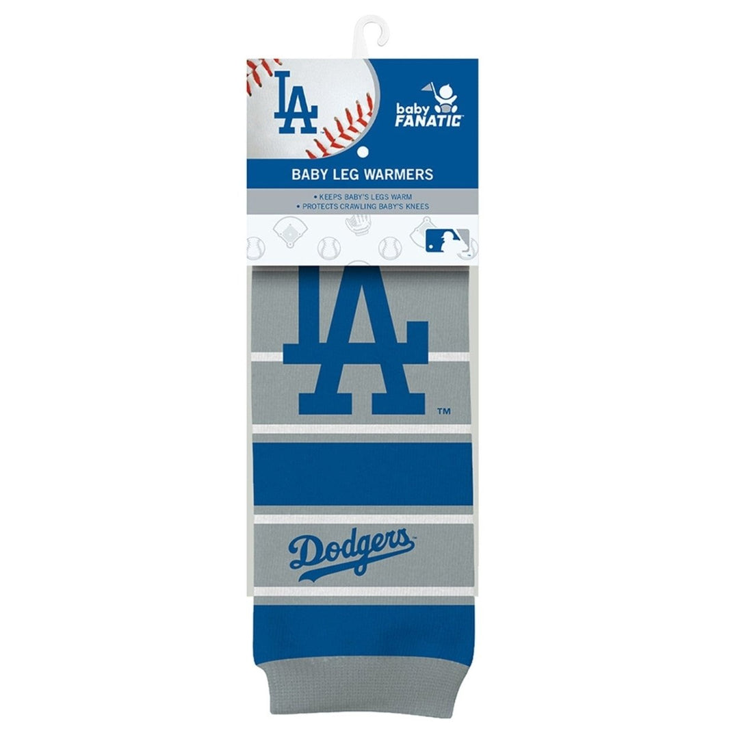 Los Angeles Dodgers Baby Leg Warmers Unisex Cotton Blend Stretchy 9-35 lbs Image 2