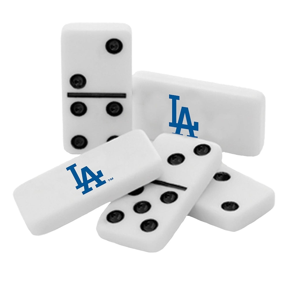 Los Angeles Dodgers Dominoes Set Officially Licensed Sports Game Collectible Tin Image 2