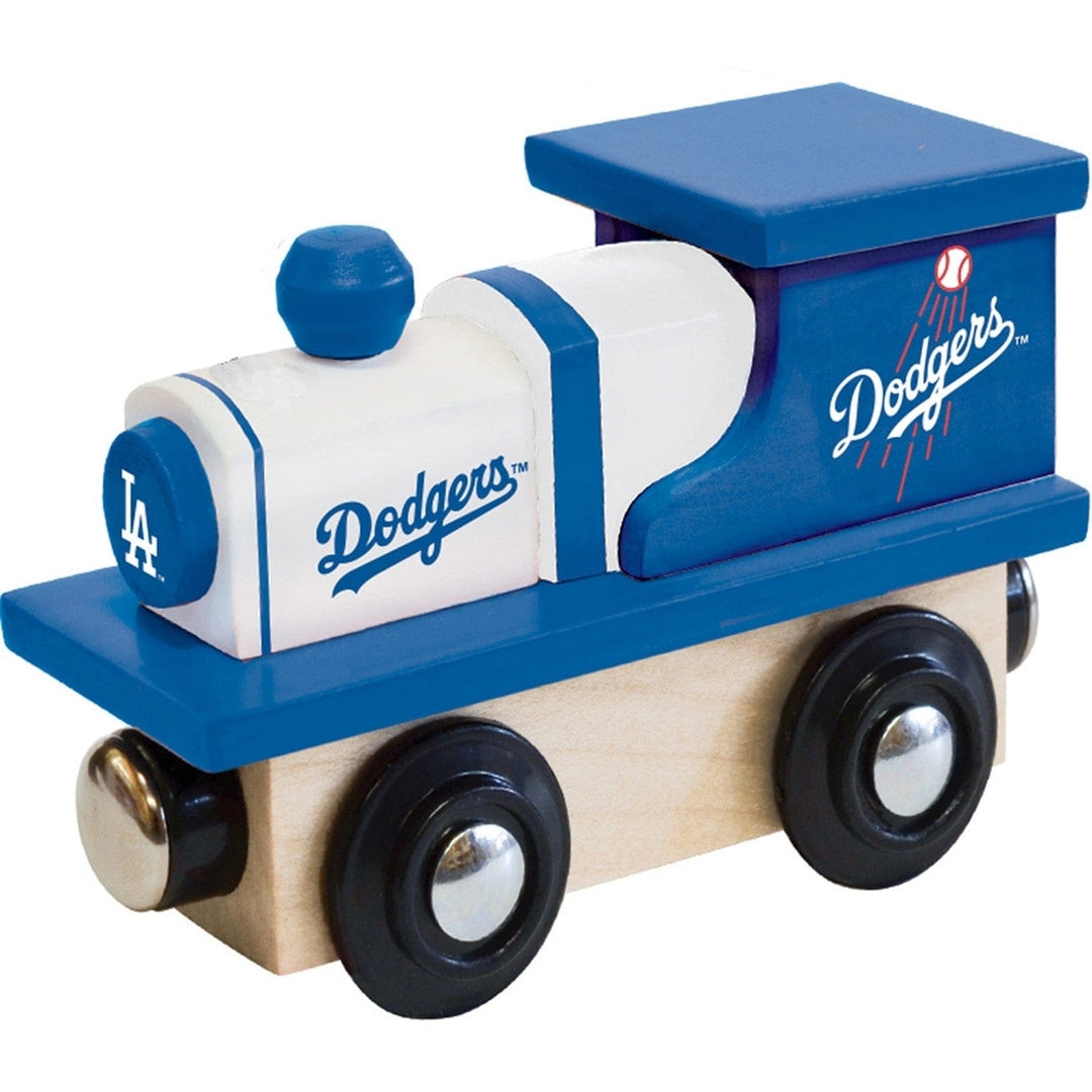 Los Angeles Dodgers Toy Train Engine Image 1