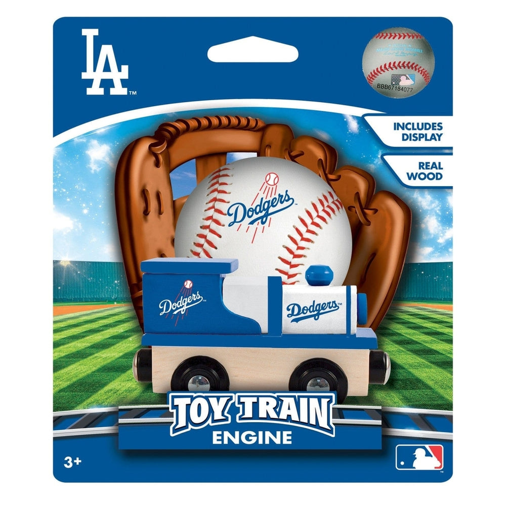 Los Angeles Dodgers Toy Train Engine Image 2