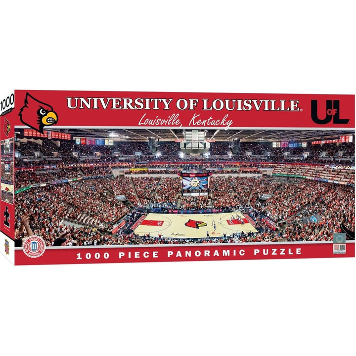 Louisville Cardinals - 1000 Piece Panoramic Jigsaw Puzzle Image 1