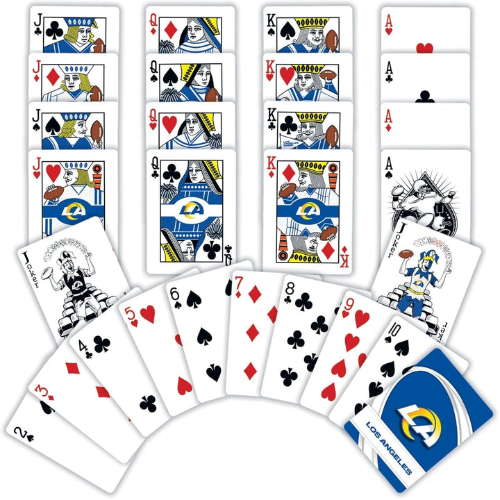 Los Angeles Rams Playing Cards 54 Card Deck NFL Team Card Game Set Image 2