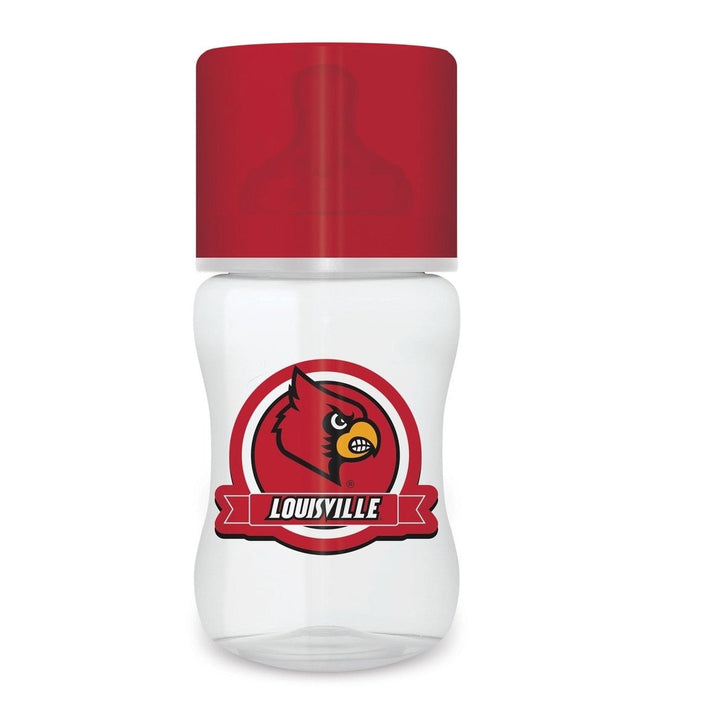 Louisville Cardinals Baby Bottle 9oz BPA-Free Silicone Nipple Infant Care Image 1