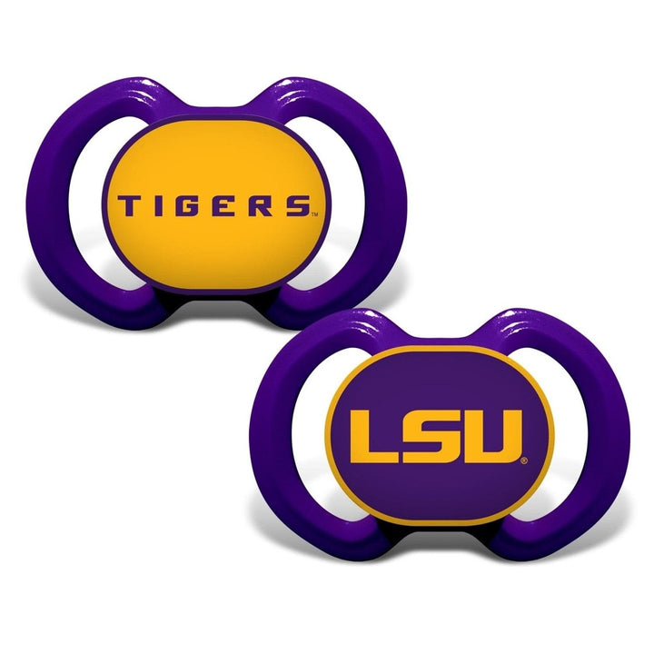 LSU Tigers - Pacifier 2-Pack Image 1