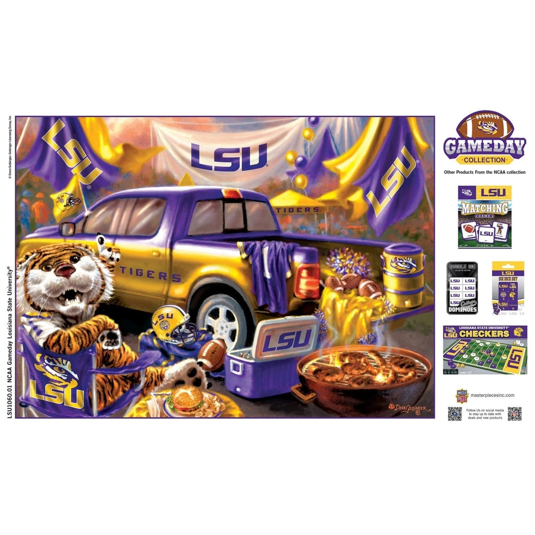 LSU Tigers 1000 Piece Jigsaw Puzzle 19.25in x 26.75in Eco-Friendly Chipboard Image 4