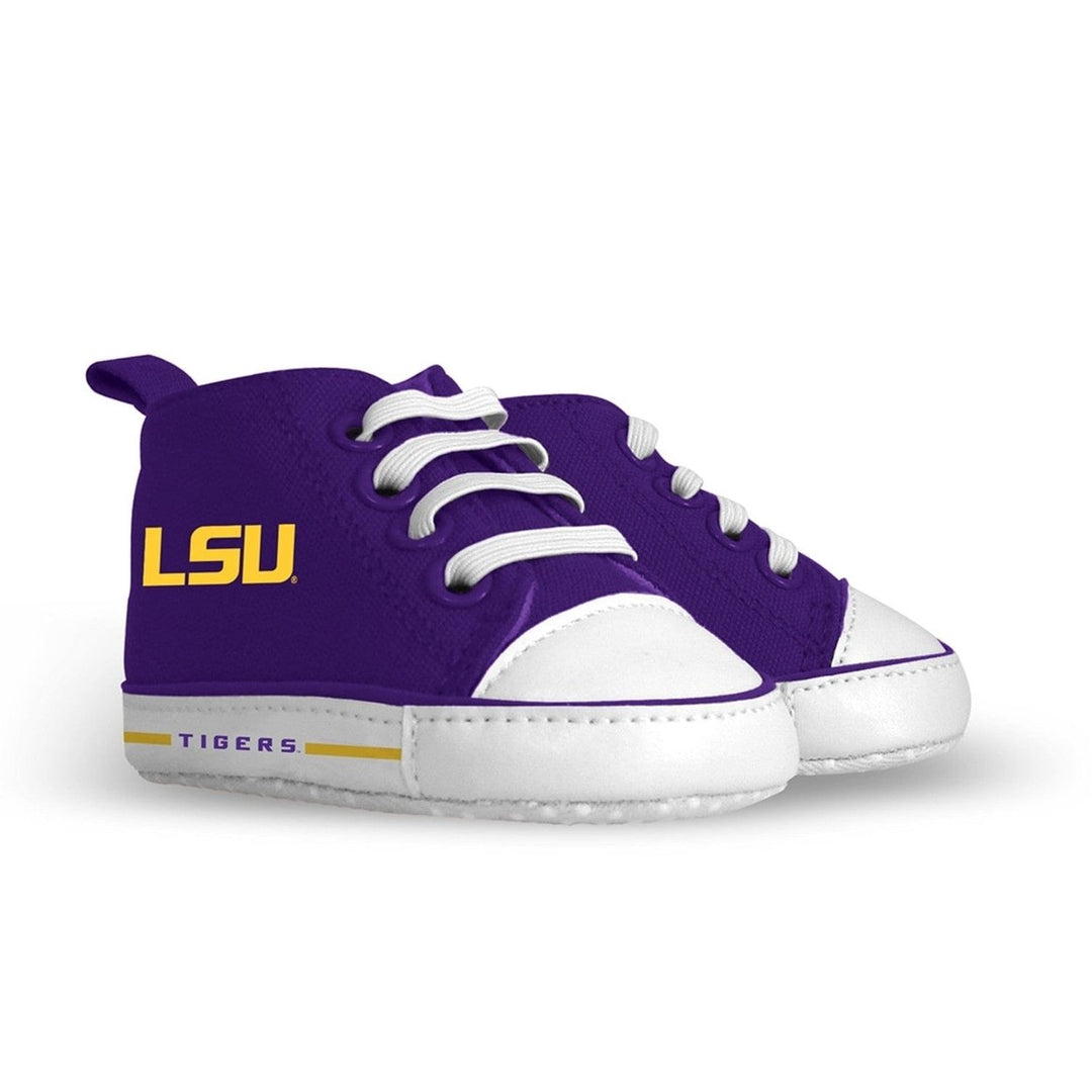 LSU Tigers Baby Shoes Image 1