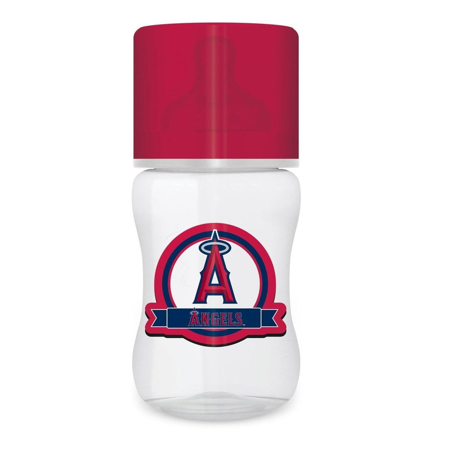 Los Angeles Angels Baby Bottle 9oz BPA-Free Silicone Nipple Dishwasher Safe Image 1