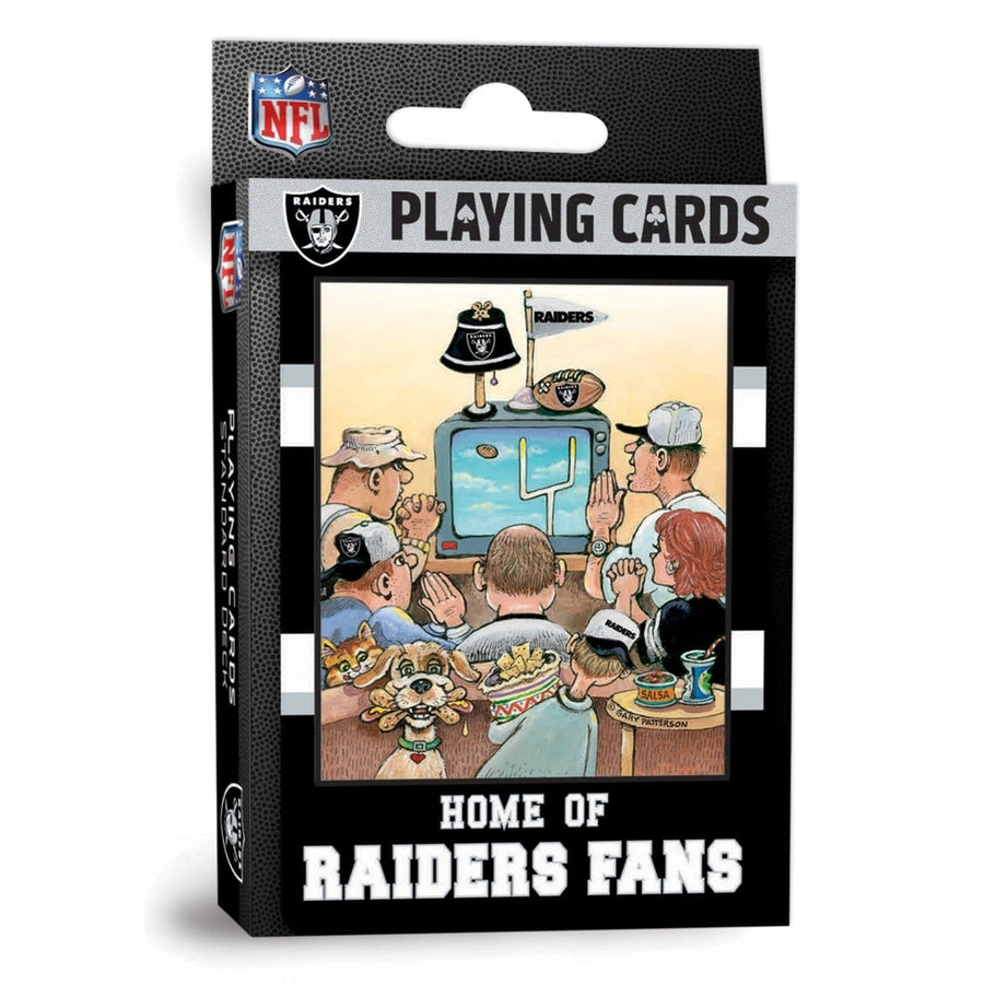 Las Vegas Raiders Fan Playing Cards 54 Card Deck Officially Licensed NFL Merchandise Image 1