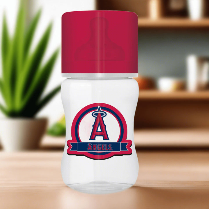 Los Angeles Angels Baby Bottle 9oz BPA-Free Silicone Nipple Dishwasher Safe Image 3